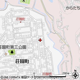 大阪府河内長野市荘園町38-8周辺の地図