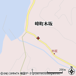 長崎県対馬市峰町木坂322周辺の地図