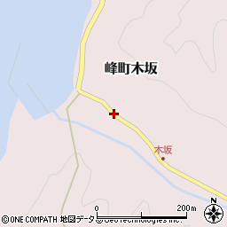 長崎県対馬市峰町木坂322周辺の地図