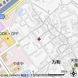 大阪府和泉市万町281-7周辺の地図