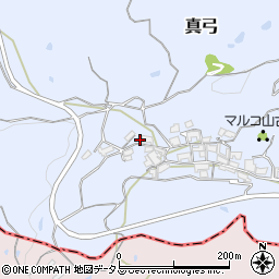 奈良県高市郡明日香村真弓251周辺の地図