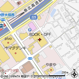 ＭＥＧＡドン・キホーテ和泉中央店周辺の地図