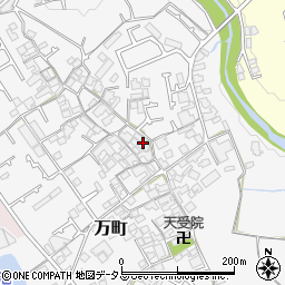 大阪府和泉市万町292周辺の地図