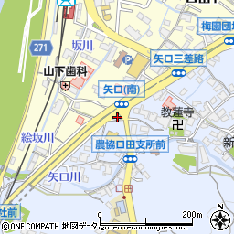 田中学習会口田校周辺の地図