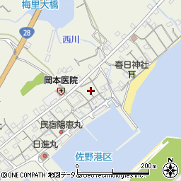 兵庫県淡路市佐野1936周辺の地図