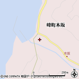 長崎県対馬市峰町木坂298周辺の地図