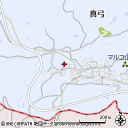 奈良県高市郡明日香村真弓338周辺の地図