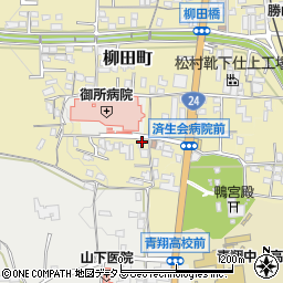 奈良県御所市柳田町473-2周辺の地図