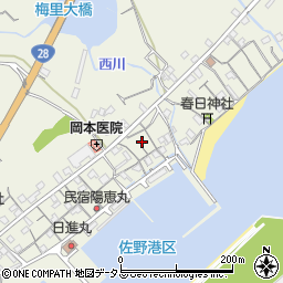 兵庫県淡路市佐野1935周辺の地図