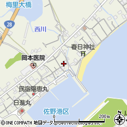 兵庫県淡路市佐野1919周辺の地図