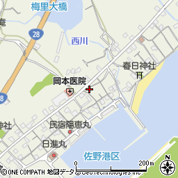 兵庫県淡路市佐野1939周辺の地図