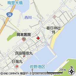 兵庫県淡路市佐野1931周辺の地図