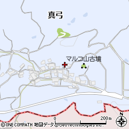 奈良県高市郡明日香村真弓216周辺の地図