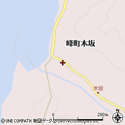 長崎県対馬市峰町木坂307周辺の地図