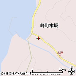 長崎県対馬市峰町木坂307周辺の地図