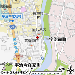 岡田屋周辺の地図