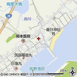 兵庫県淡路市佐野1917周辺の地図