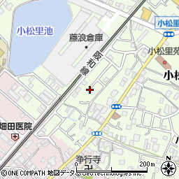 大阪府岸和田市小松里町183周辺の地図
