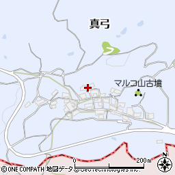 奈良県高市郡明日香村真弓230周辺の地図