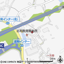 広島県東広島市志和町冠108周辺の地図