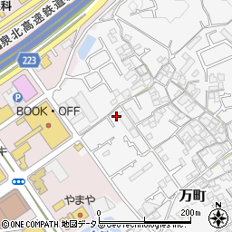 大阪府和泉市万町276周辺の地図