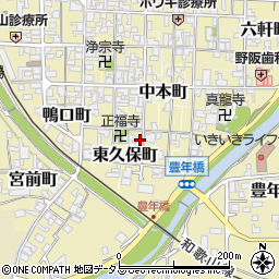奈良県御所市東久保町1191周辺の地図