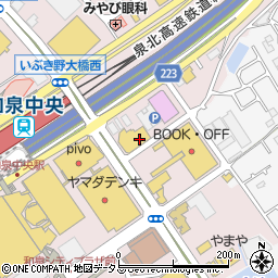 大阪トヨペット株式会社ＰｉＰｉｔいぶきの周辺の地図