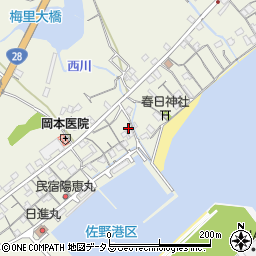 兵庫県淡路市佐野1921周辺の地図