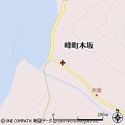 長崎県対馬市峰町木坂308周辺の地図