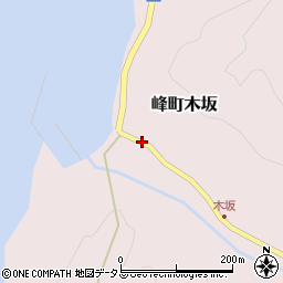 長崎県対馬市峰町木坂317周辺の地図