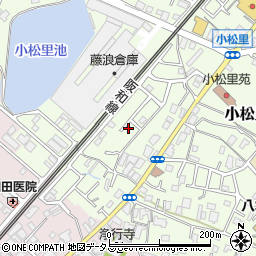 大阪府岸和田市小松里町187周辺の地図