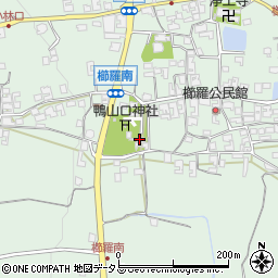 鴨山口神社周辺の地図