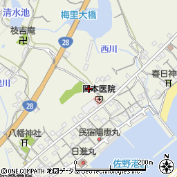 兵庫県淡路市佐野2013周辺の地図