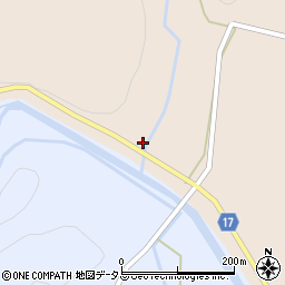 津和野田万川線周辺の地図
