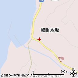 長崎県対馬市峰町木坂282周辺の地図