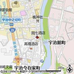 岡七酒店周辺の地図