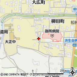 奈良県御所市柳田町461-7周辺の地図