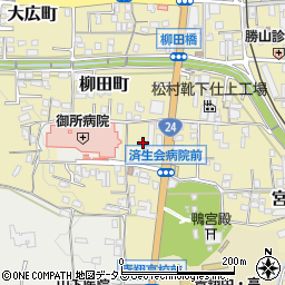 奈良県御所市柳田町477周辺の地図