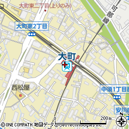 もみじ銀行大町バスターミナル ＡＴＭ周辺の地図