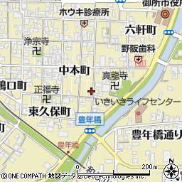 奈良県御所市1288周辺の地図