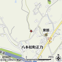 広島県東広島市八本松町正力周辺の地図