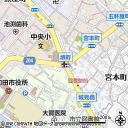 堺町周辺の地図
