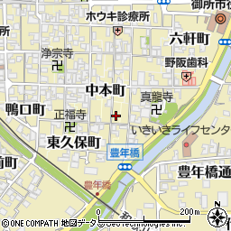 奈良県御所市1258周辺の地図