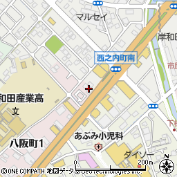 ボルボ・カー岸和田サービスショップ周辺の地図