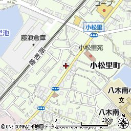 大阪府岸和田市小松里町556周辺の地図