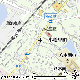 大阪府岸和田市小松里町555周辺の地図