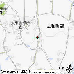 広島県東広島市志和町冠902周辺の地図