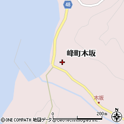 長崎県対馬市峰町木坂281周辺の地図