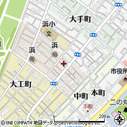 大阪府岸和田市中之浜町6周辺の地図