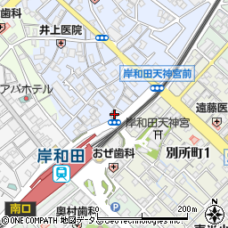 スタイル岸和田周辺の地図